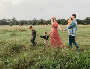 A photo of a family